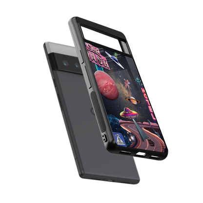 Cosmic Path sleek google pixel 6 pro cover with tempered glass back and TPU edges