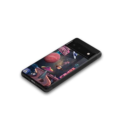 Cosmic Path google pixel 6a mobile cover | shockproof glass phone case