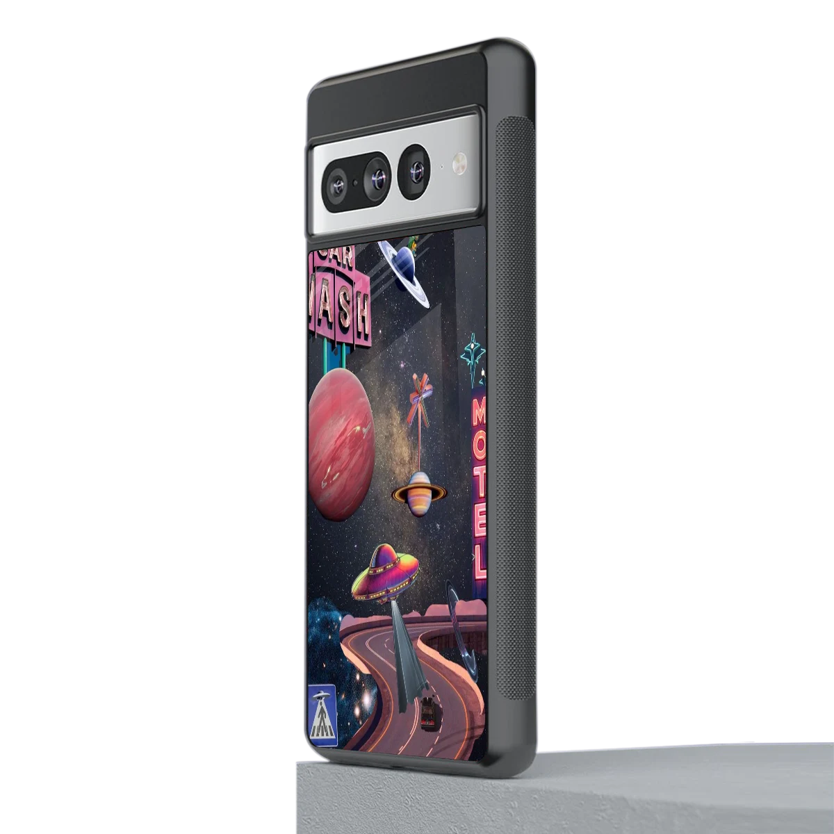 Cosmic Path stylish phone case for google pixel 7 pro | glossy glass and slim fit