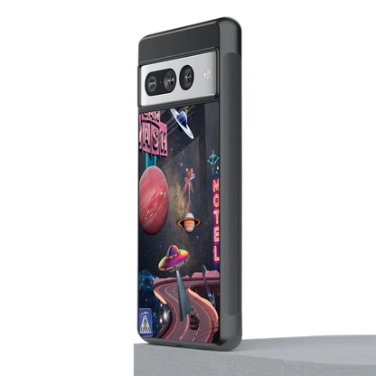 Cosmic Path stylish phone case for google pixel 7 pro | glossy glass and slim fit