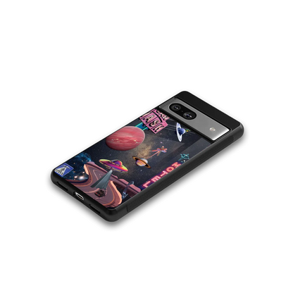 Cosmic Path google pixel 7a mobile cover | shockproof glass phone case