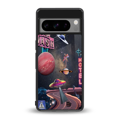 Cosmic Path back phone cover | glass case for google pixel 8 pro