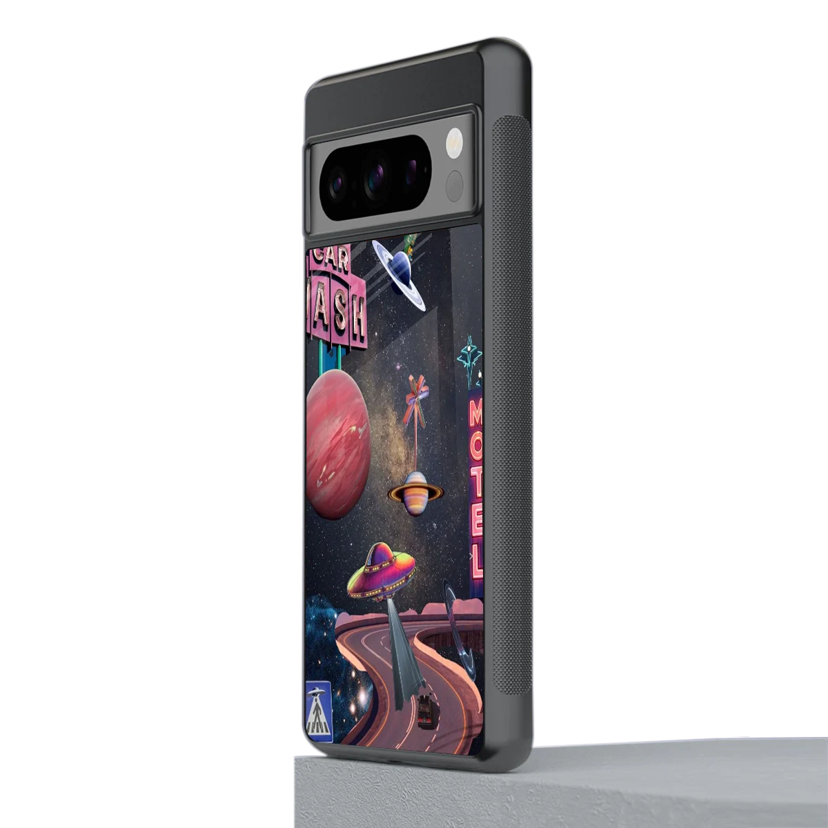 Cosmic Path stylish phone case for google pixel 8 pro | glossy glass and slim fit