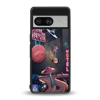 Cosmic Path back phone cover | glass case for google pixel 8