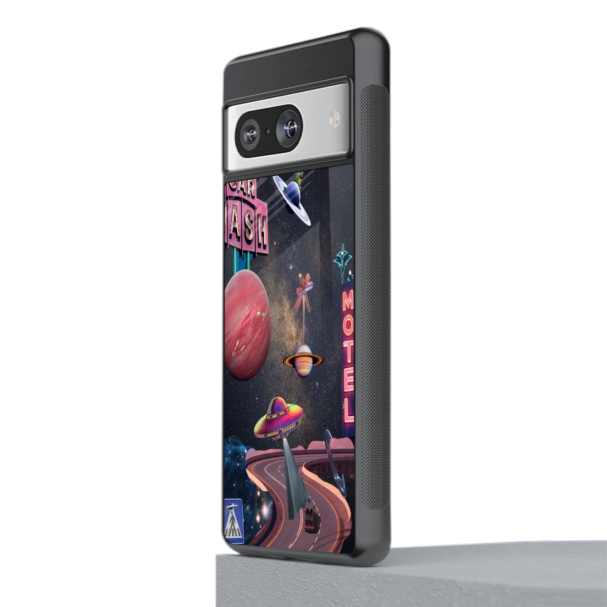 Cosmic Path stylish phone case for google pixel 8 | glossy glass and slim fit