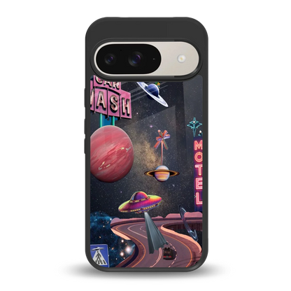 Cosmic Path back phone cover | glass case for google pixel 9