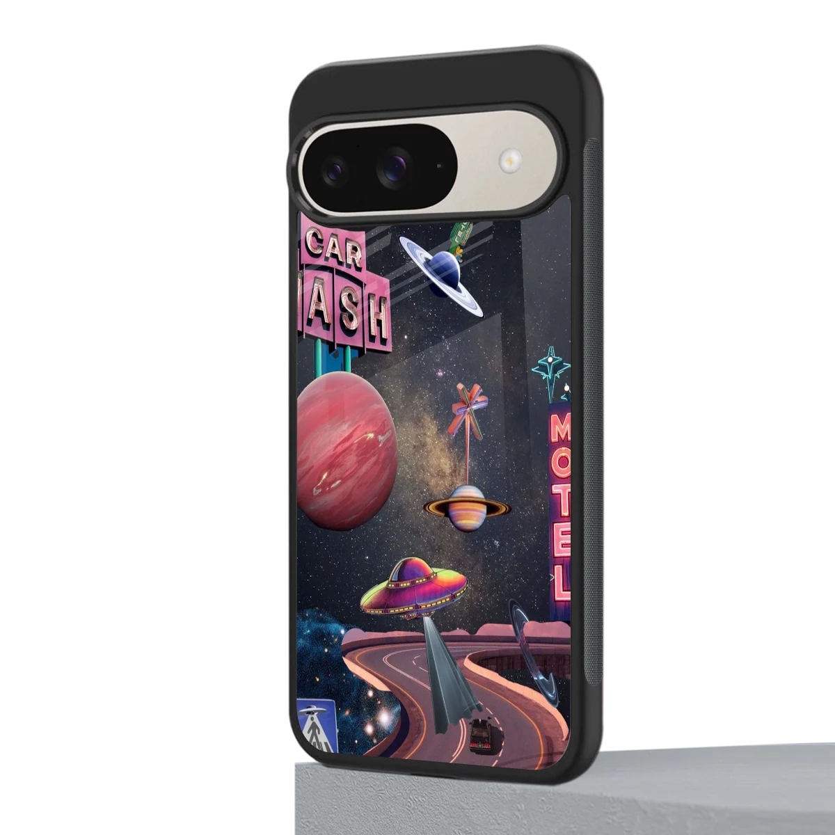 Cosmic Path google pixel 9 mobile cover | shockproof glass phone case