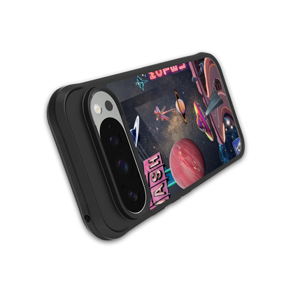 Cosmic Path stylish phone case for google pixel 9 pro xl | glossy glass and slim fit