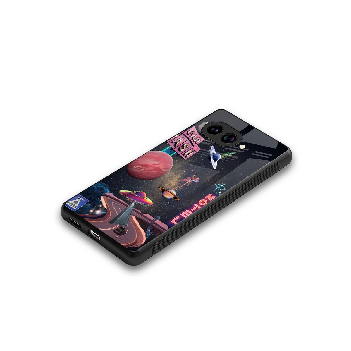 Cosmic Path stylish phone case for google pixel 10a | glossy glass and slim fit
