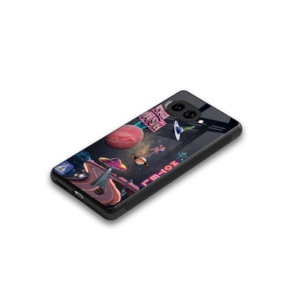 Cosmic Path stylish phone case for google pixel 10a | glossy glass and slim fit