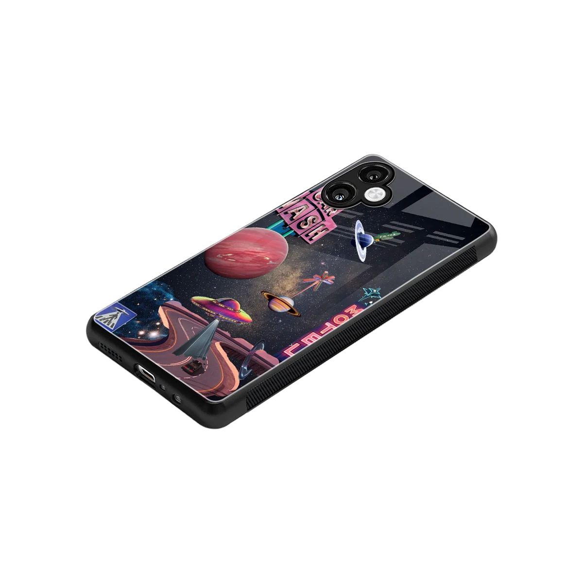 Cosmic Path stylish phone case for samsung galaxy a06 5g | glossy glass and slim fit