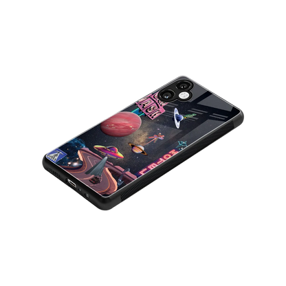 Cosmic Path stylish phone case for samsung galaxy a06 5g | glossy glass and slim fit