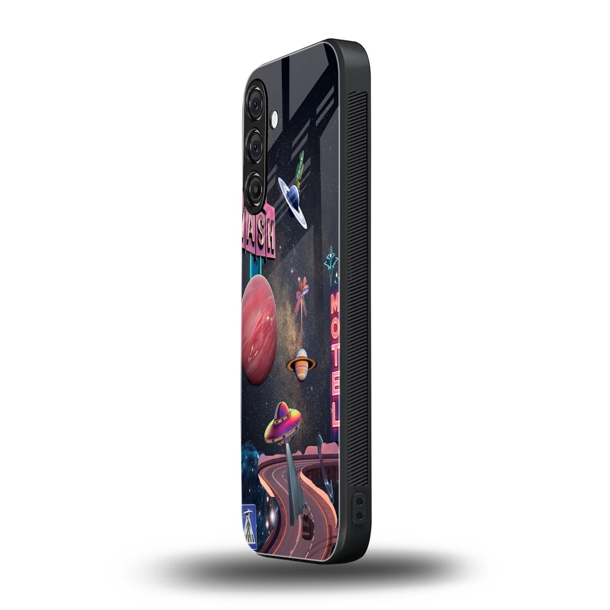 Cosmic Path samsung galaxy m34 5g mobile cover | shockproof glass phone case