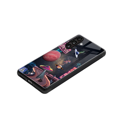 Cosmic Path stylish phone case for samsung galaxy a14 5g | glossy glass and slim fit