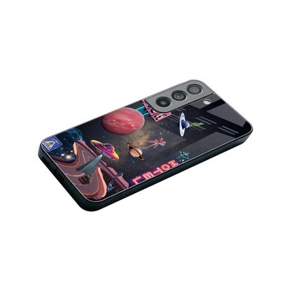 Cosmic Path stylish phone case for samsung galaxy s22 | glossy glass and slim fit