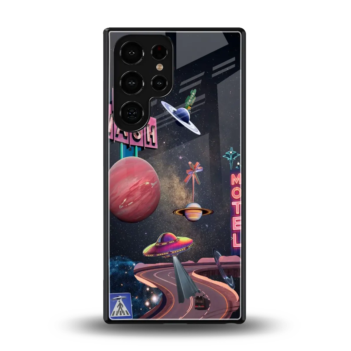 Cosmic Path back phone cover | glass case for samsung galaxy s26 ultra