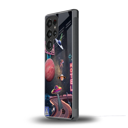 Cosmic Path samsung galaxy s25 ultra mobile cover | shockproof glass phone case