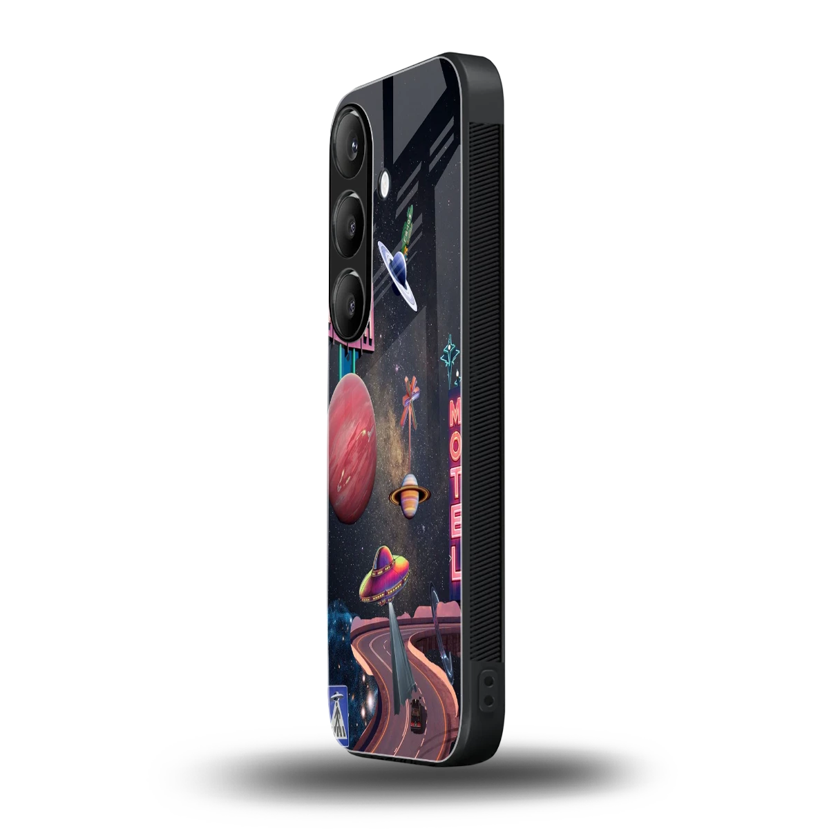 Cosmic Path samsung galaxy s24 plus mobile cover | shockproof glass phone case