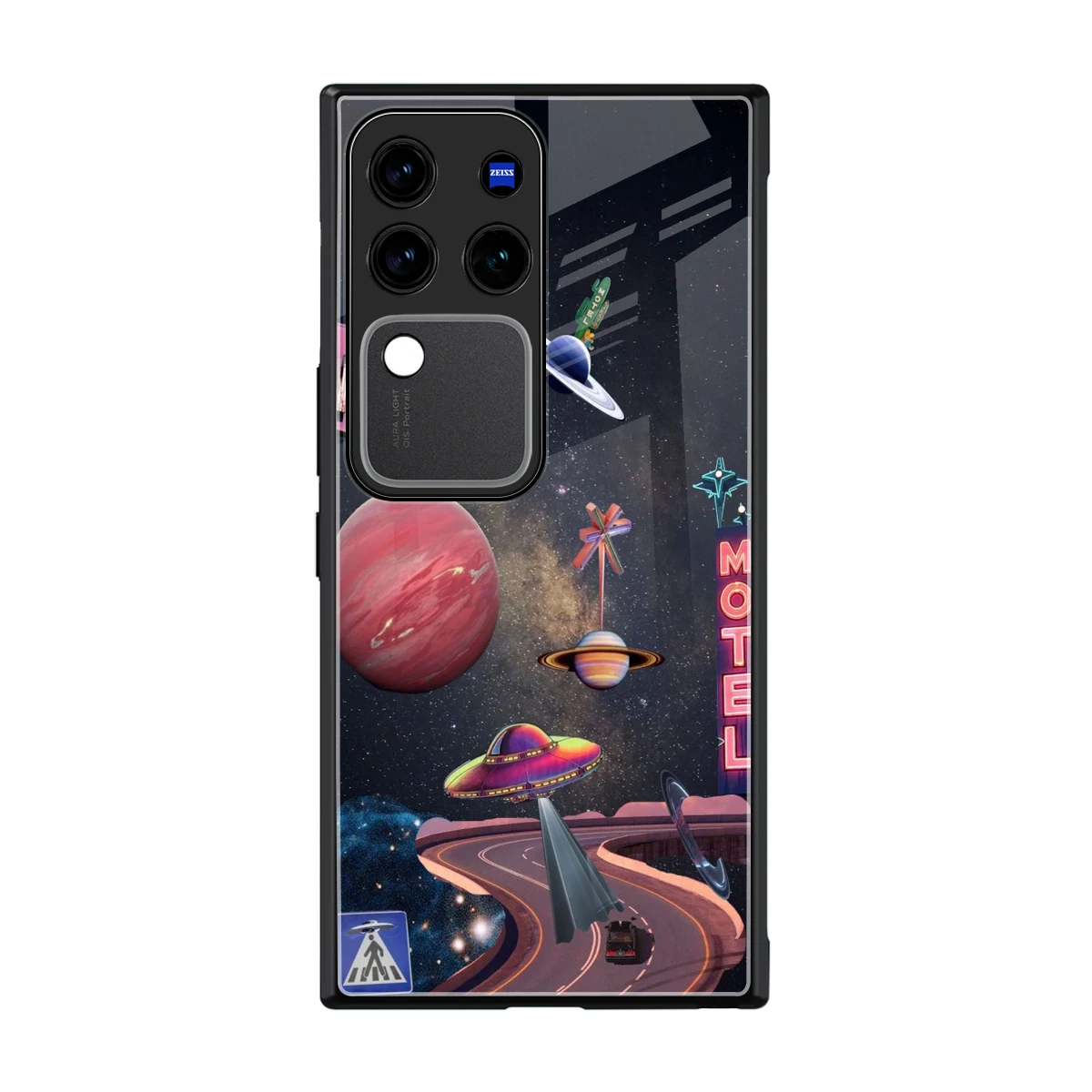 Cosmic Path back phone cover | glass case forvivo v30 pro