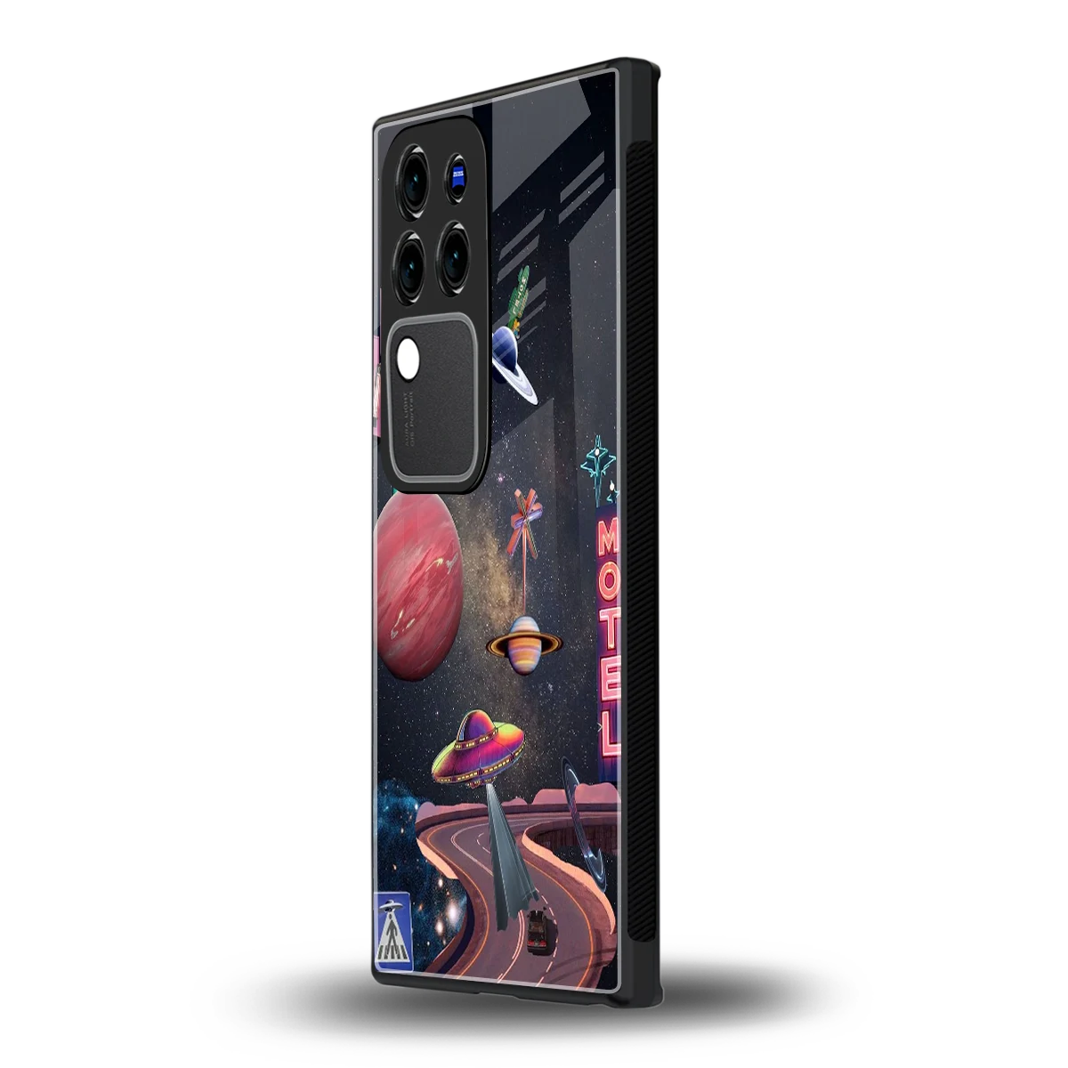 Cosmic Pathvivo v30 pro mobile cover | shockproof glass phone case