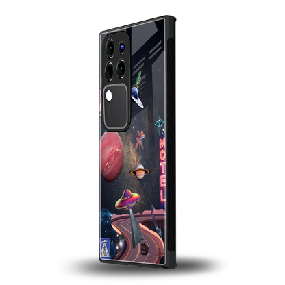 Cosmic Pathvivo v30 pro mobile cover | shockproof glass phone case