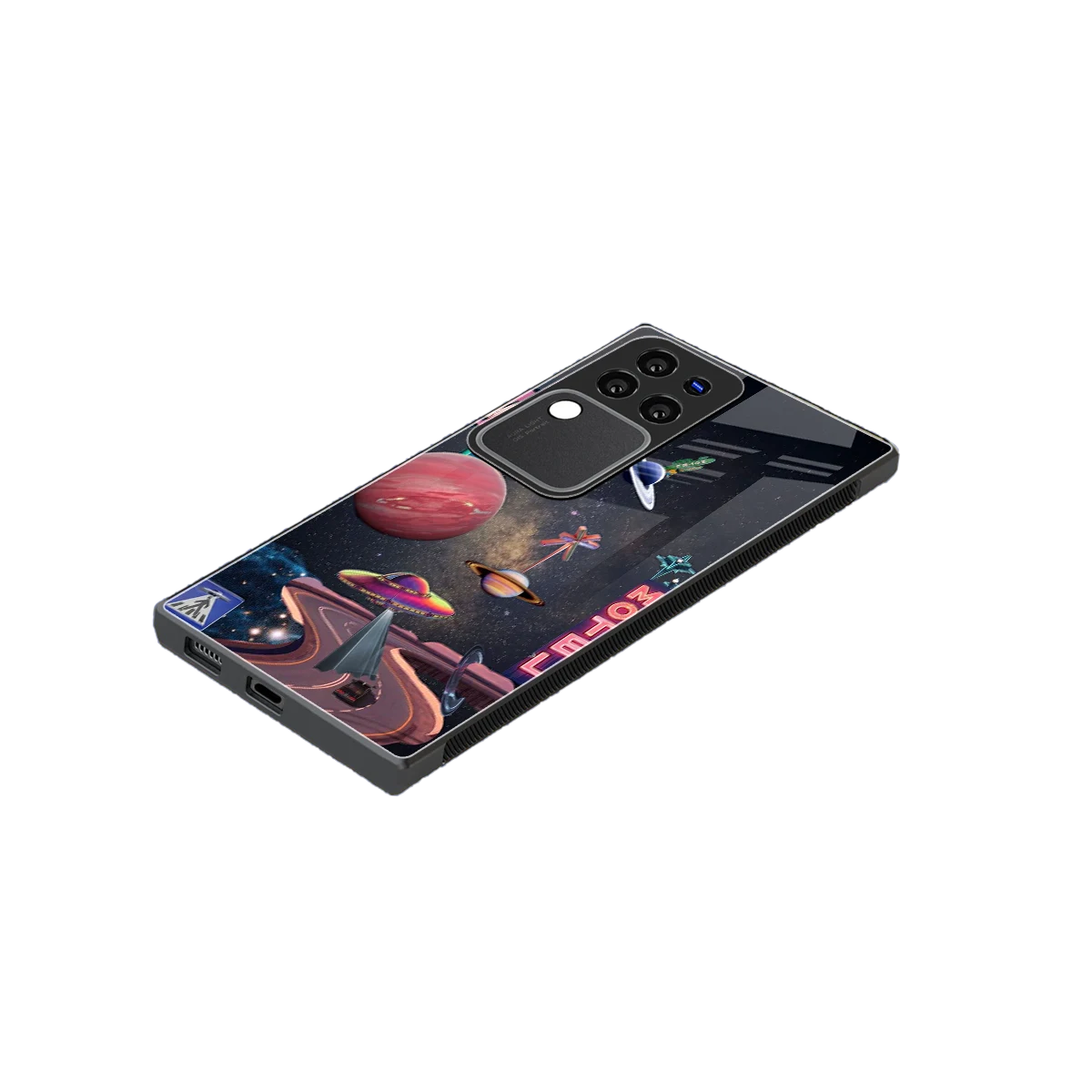 Cosmic Path stylish phone case forvivo v30 pro | glossy glass and slim fit