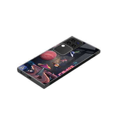 Cosmic Path stylish phone case forvivo v30 pro | glossy glass and slim fit