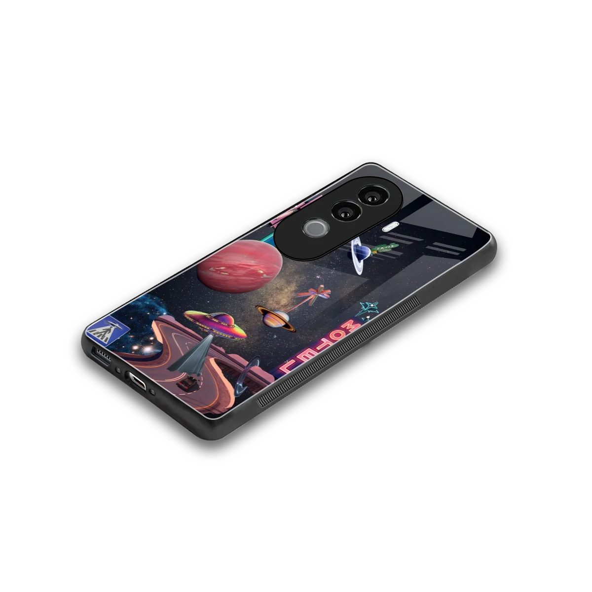 Cosmic Path stylish phone case for vivo v40e | glossy glass and slim fit