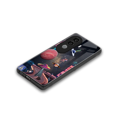 Cosmic Path stylish phone case for vivo v40e | glossy glass and slim fit