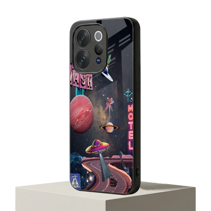 Cosmic Path vivo v70 mobile cover | shockproof glass phone case