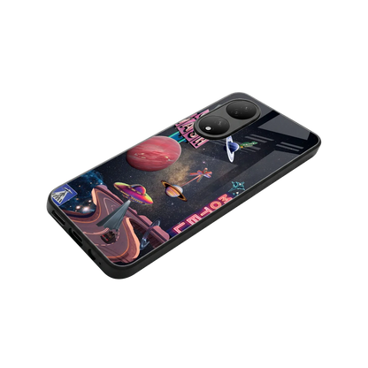 Cosmic Path stylish phone case for Vivo-y100 | glossy glass and slim fit