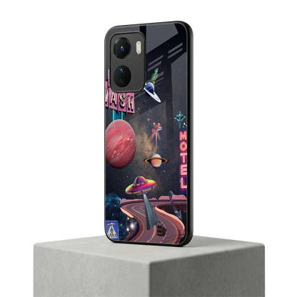 Cosmic Path vivo y16 mobile cover | shockproof glass phone case