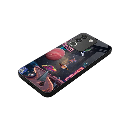 Cosmic Path stylish phone case for vivo y200 5g | glossy glass and slim fit
