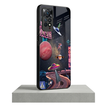 Cosmic Path redmi note 11 pro mobile cover | shockproof glass phone case