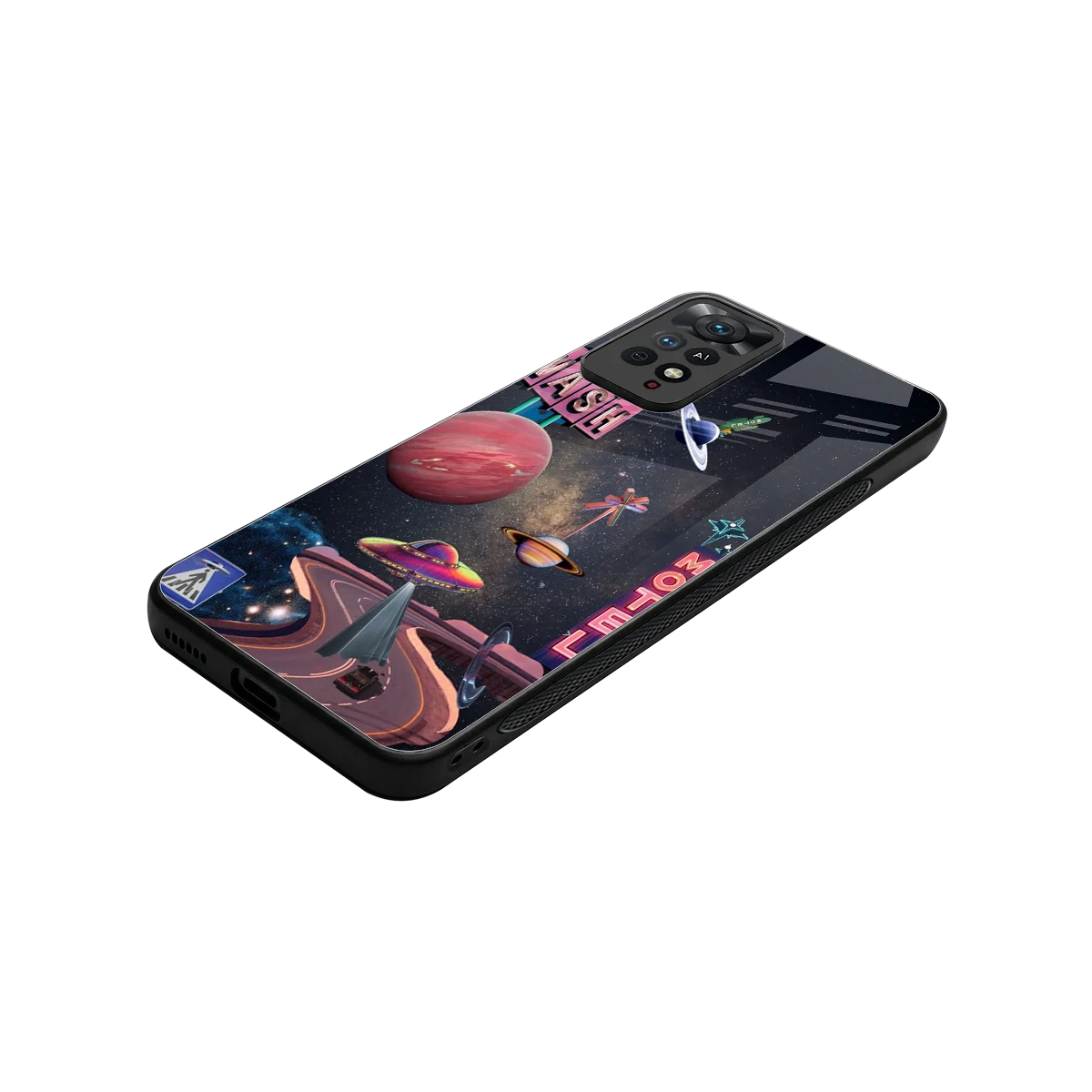 Cosmic Path stylish phone case for redmi note 11 pro | glossy glass and slim fit