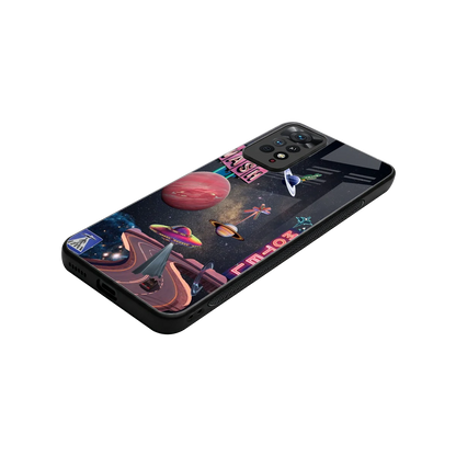 Cosmic Path stylish phone case for redmi note 11 pro | glossy glass and slim fit
