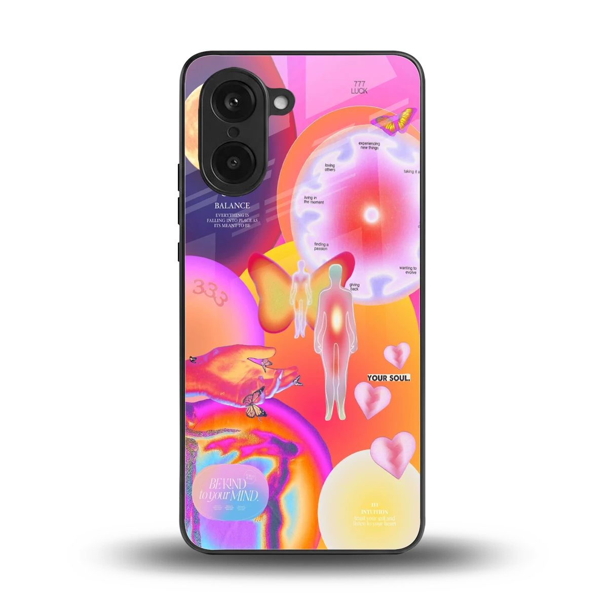 Cosmic Trinity back phone cover | glass case for oneplus nord ce5 5g