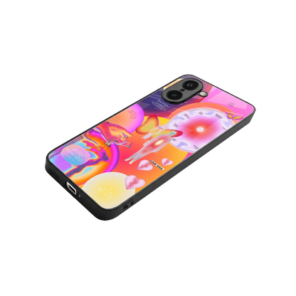 Cosmic Trinity stylish phone case for oneplus nord ce5 5g | glossy glass and slim fit