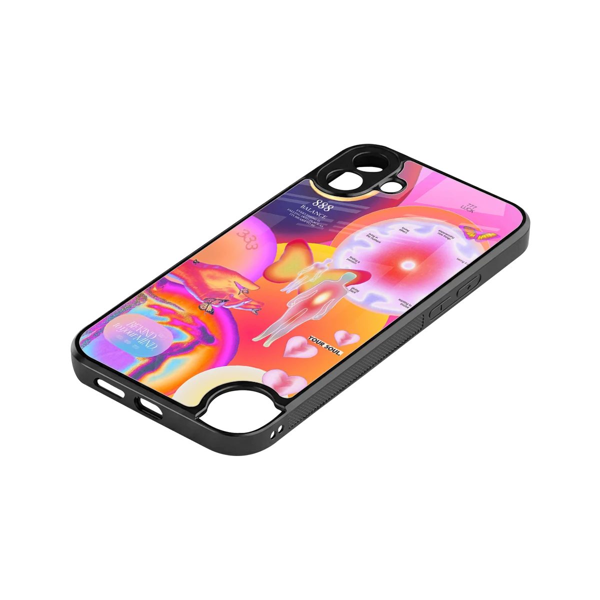 Cosmic Trinity stylish phone case for cmf nothing phone 1 | glossy glass and slim fit