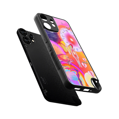 Cosmic Trinity sleek cmf nothing phone 2 pro cover with tempered glass back and TPU edges