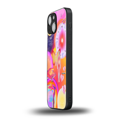Cosmic Trinity iphone 13 mini mobile cover | shockproof glass phone case