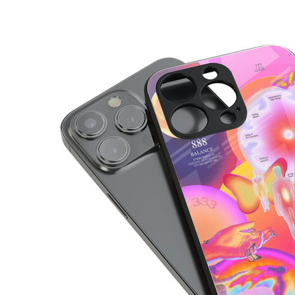 Cosmic Trinity stylish phone case for iphone 13 mini | glossy glass and slim fit