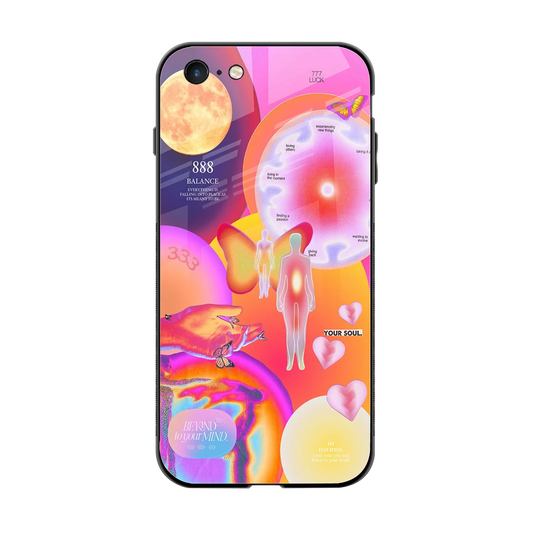 Cosmic Trinity back phone cover | glass case for iphone 6s plus