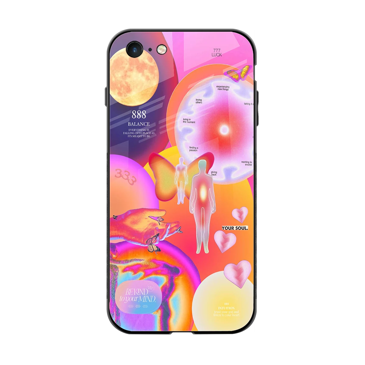 Cosmic Trinity back phone cover | glass case for iphone 6s