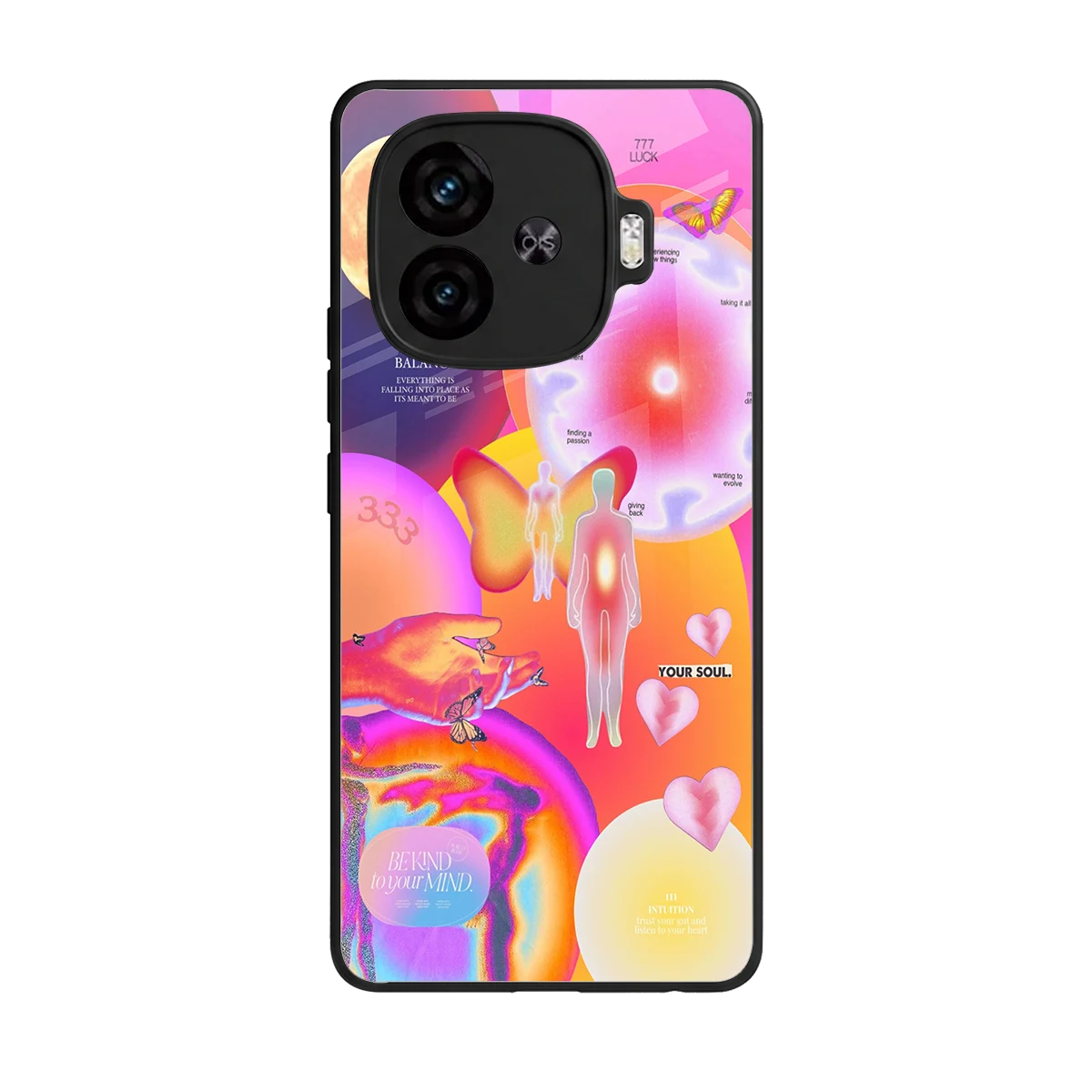 Cosmic Trinity back phone cover | glass case for iqoo neo 10r 5g