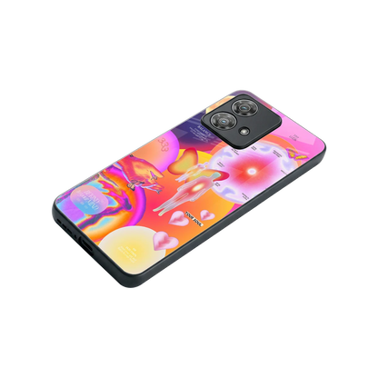 Cosmic Trinity stylish phone case for motorola edge 40 neo 5g | glossy glass and slim fit