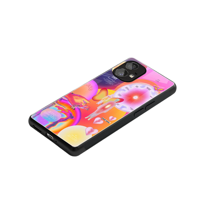 Cosmic Trinity stylish phone case for nothing phone 1 | glossy glass and slim fit