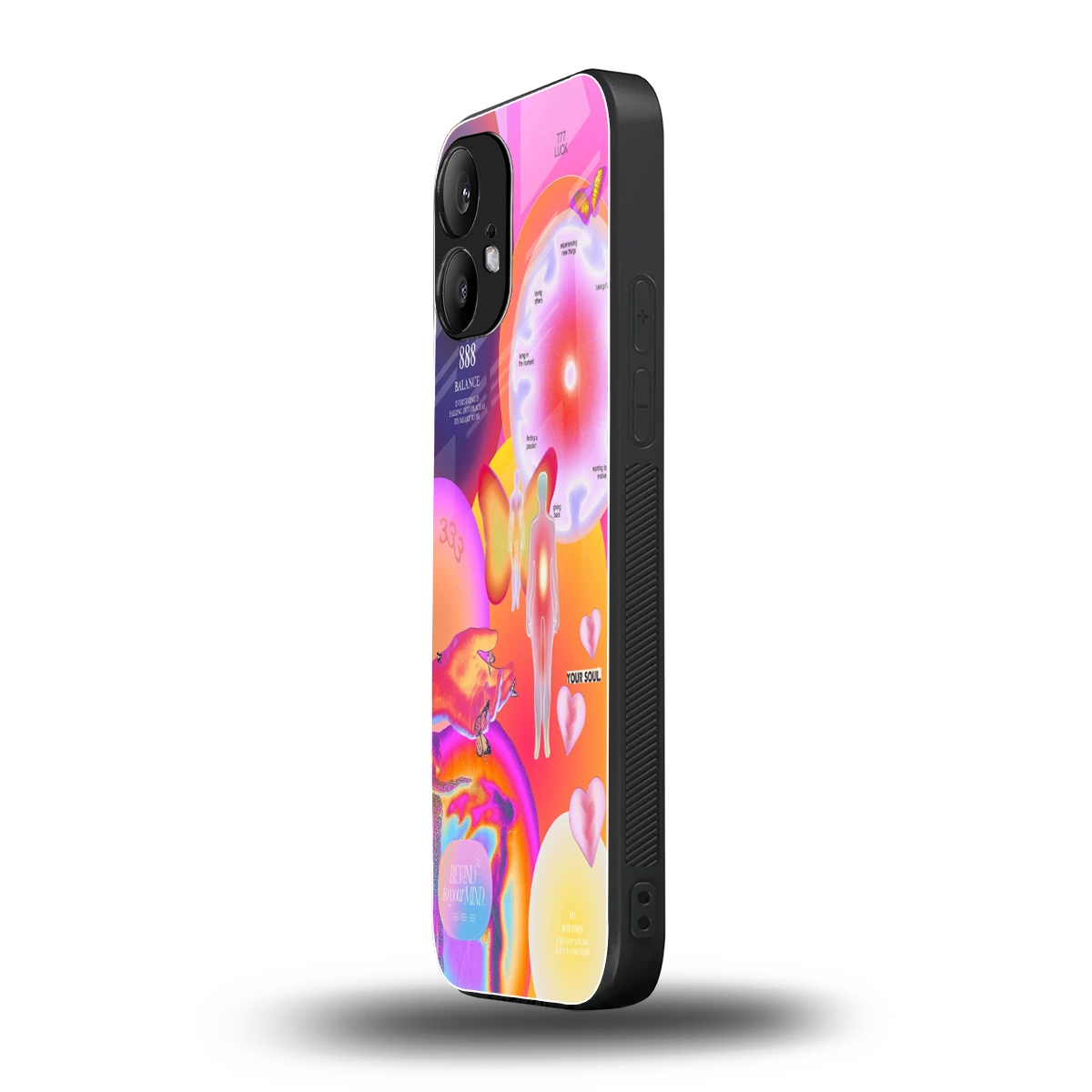 Cosmic Trinity nothing phone 2 mobile cover | shockproof glass phone case