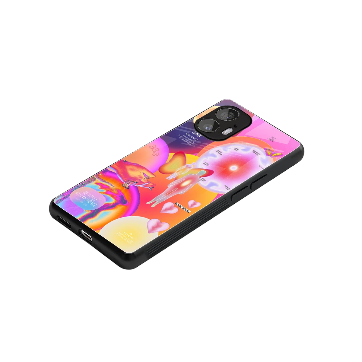 Cosmic Trinity stylish phone case for nothing phone 2 | glossy glass and slim fit