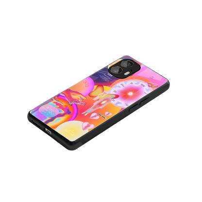 Cosmic Trinity stylish phone case for nothing phone 2 | glossy glass and slim fit